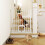 PawHut Barrera para Perros Blanco 85 x 2 x 76 cm 2