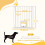 PawHut Barrera para Perros Blanco 85 x 2 x 76 cm 3
