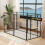 PawHut Parque para Perro Negro 160 x 80 x 100 cm 3