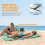 Outsunny Esterillas de Playa Verde 50 x 146 x 2 cm 5