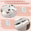 Homcom Tocador de Maquillaje Blanco 60 x 40 x 114 cm 5