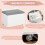 Homcom Tocador de Maquillaje Blanco 60 x 40 x 114 cm 6
