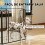 PawHut Parque para Perro Negro 160 x 80 x 100 cm 5