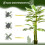 Homcom Planta Artificial Verde 19.5 x 19.5 x 190 cm 3