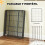 PawHut Parque para Perro Negro 160 x 80 x 100 cm 6
