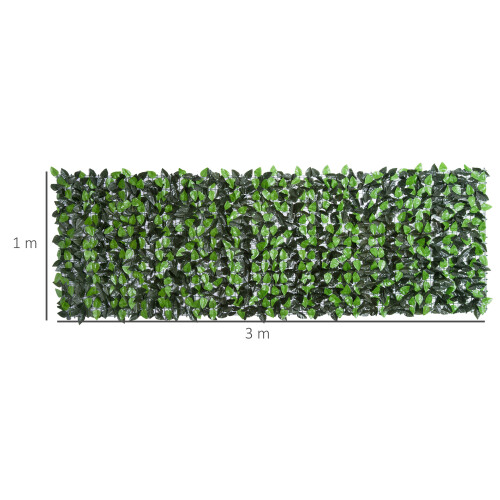 Outsunny Artificial en Rollo Verde 300 x 100 cm 2