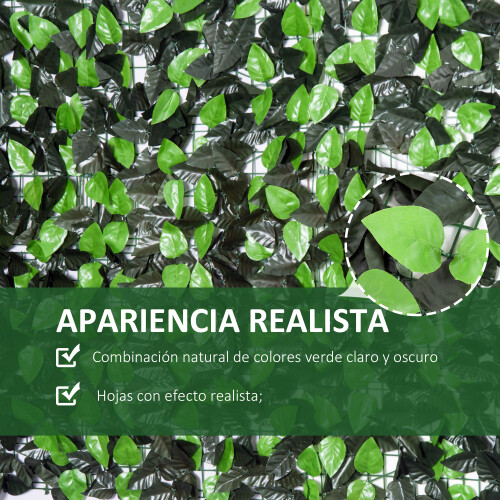 Outsunny Artificial en Rollo Verde 300 x 100 cm 2