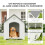 PawHut Caseta para Perro Gris 88 x 79 x 89 cm 4