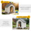 PawHut Caseta para Perro Gris 88 x 79 x 89 cm 6