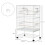 PawHut Jaula para Pájaro Blanco 78 x 52 x 132 cm 3