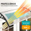 Outsunny Marquesina Exterior Transparente 110 x 60 x 18 cm 2