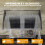 Outsunny Marquesina Exterior Transparente 110 x 60 x 18 cm 4