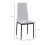 Homcom Sillas de Comedor Blanco 41 x 50 x 97 cm 3