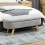 Homcom Banco de Cama Gris 110 x 40 x 43 cm 2
