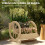 Outsunny Jardinera Marrón 61 x 62 x 57 cm 4