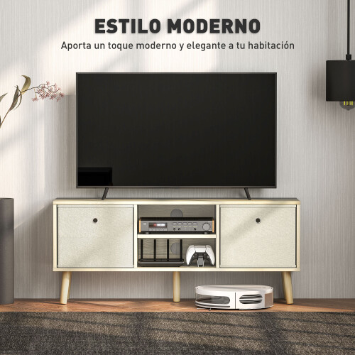 Homcom Mueble de TV Bicolor 110 x 29 x 46.5 cm 1