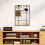 Homcom Espejo de Pared Negro 50 x 2 x 70 cm 2