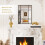 Homcom Espejo de Pared Negro 50 x 2 x 70 cm 7