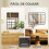 Homcom Espejo de Pared Negro 50 x 2 x 70 cm 8
