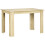 Homcom HOMCOM Dining Table for 4-6 People, Wood Effect Tabletop, Oak 2