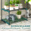 Outsunny Soporte para Planta Verde 67 x 49 x 105 cm 4