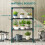 Outsunny Soporte para Planta Verde 67 x 49 x 105 cm 2