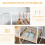 Homcom Perchero de Ropa Bicolor 101 x 39 x 160 cm 4