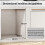 Homcom Cubo de Basura Gris 48 x 34.3 x 35.1 cm 4