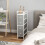 Homcom Cómoda de Tela Gris 20 x 43 x 81.5 cm 2