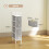 Homcom Cómoda de Tela Gris 20 x 43 x 81.5 cm 3