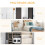 Homcom Perchero de Ropa Bicolor 101 x 39 x 160 cm 6