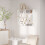 Homcom Estantería de Pared Blanco 94 x 19.5 x 80 cm 2