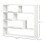 Homcom Estantería de Pared Blanco 94 x 19.5 x 80 cm 3
