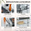 Outsunny Barbacoa de Carbón Negro 107 x 63 x 75 cm 6
