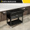 Homcom Carro de Herramienta Negro 130 x 38 x 80 cm 3