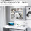 Homcom Estantería de Pared Blanco 94 x 19.5 x 80 cm 5