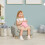 Homcom Sillón Infantil Gris 61 x 42 x 53 cm 2