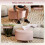 Homcom Banco de Almacenaje Rosa 71 x 51.5 x 42 cm 4