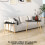 Homcom Mesas de Centro Negro 59.5 x 39.5 x 45 cm 6