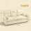 Homcom Sofá 3 Plaza Beige 190 x 83 x 90 cm 2