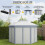 Outsunny Carpa Plegable Gris 405 x 340 x 285 cm 2