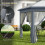 Outsunny Carpa Plegable Gris 405 x 340 x 285 cm 8