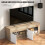 Homcom Mueble de TV Bicolor 140 x 40 x 48 cm 5