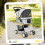 PawHut Carrito para Perro Gris 77 x 44 x 102 cm 3
