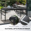 Mesa de Ping-Pong Negro 152 x 76 x 72 cm 5