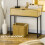 Homcom Mesa Consola Marrón 80 x 30 x 76 cm 4
