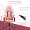 Vinsetto Silla Gaming Rosa 63 x 67 x 130 cm 4
