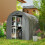 Outsunny Carpa para Herramienta Gris 239 x 159 x 190 cm 2