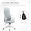 Vinsetto Silla de Oficina Gris 62 x 56 x 119.5 cm 2
