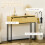 Homcom Mesa Consola Marrón 80 x 30 x 76 cm 5